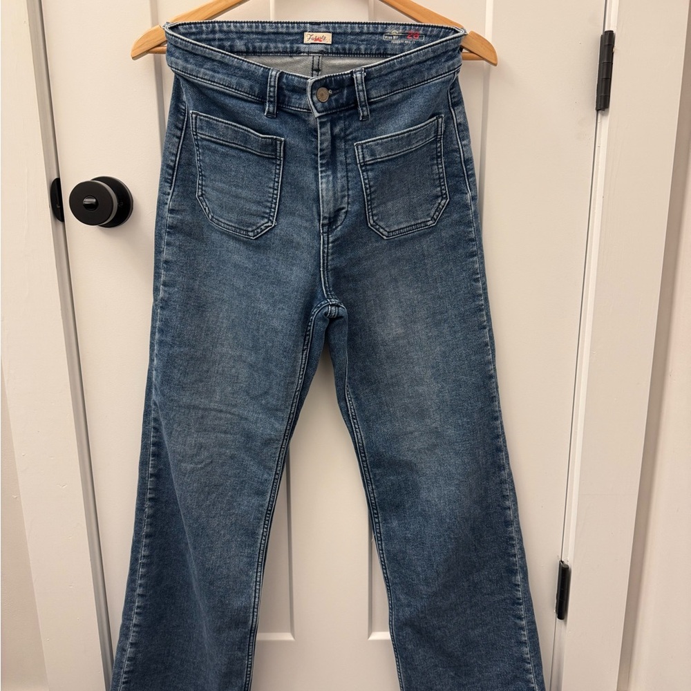 Faherty Women’s Stretch Terry Patch Pocket Pant, Size 28